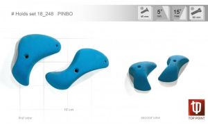 Набор удобных зацепов для скалодрома Top Point Pinbo #248