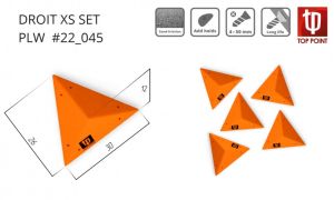 Треугольные рельефы Top Point Droit XS Set