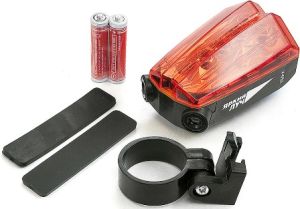 Велофонарь с лазерной подсветкой Яркий луч V-052