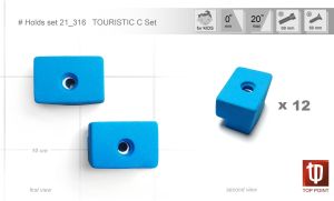 Удобный набор зацепов для спортивного туризма и скалолазания Top Point #316 Touristic C Set