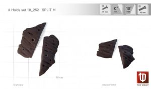 Зацепы для скалодрома Top Point Split M #252