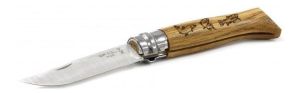 Нож из нержавеющей стали Opinel №8 VRI Animalia