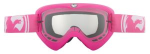 Детская маска оправа линза Dragon Alliance Youth MX ( Pink, Clear)