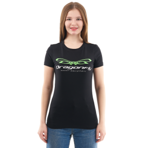 Универсальная женская футболка принтом Dragonfly DF 