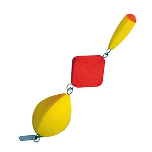 Зимний поплавок балансир упаковкой штук Тройной желтый Россия - 10