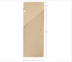 Хлопковый вкладыш в спальник-одеяло King Camp 5208 Liner Egypt