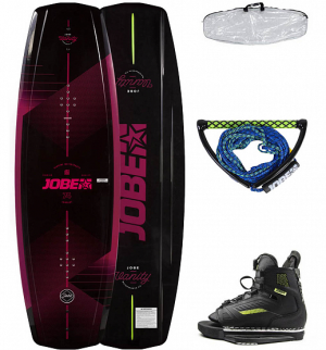 Комплект Вейкборд для начинающих женщин Jobe Vanity Wakeboard Women & Unit Bindings Package