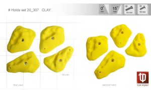 Набор зацепов скалолазных Clay #307