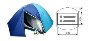 Двухместная палатка Юрта Турлан -2