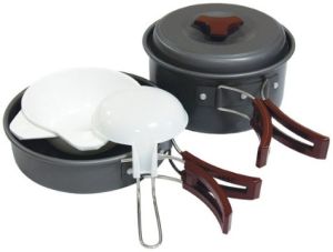 Набор посуды из анодированного алюминия Tramp TRC-025