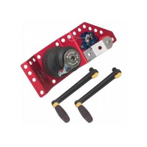 Лебедка проходная двухскоростная для веревки с роликом и зажимом Kong ORTLES winch