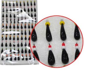 Набор мормышек свинцовых с бисером упаковка штук Уралка Россия 100