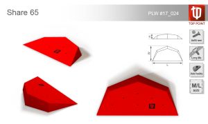 Качественный рельеф для скалолазания Top Point Share 65