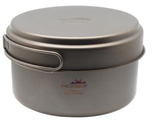 Кастрюля походная AMG Titan+Teflon
