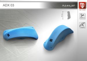 Яркий накладной рельеф для скалолазания Top Point Adx 03