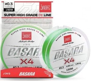 Прочная леска Lucky John Basara Light Green