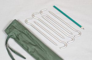 Качественный набор из алюминиевых круглых колышков Talberg 18 см