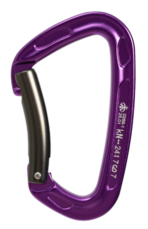 Карабин скалолазный с гнутой защелкой Keylock Вертикаль