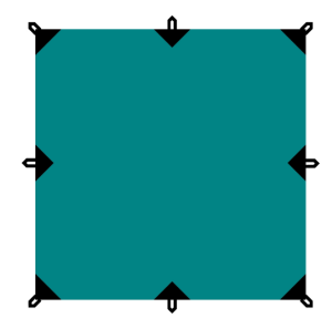 Tent защитный BTrace 3x3