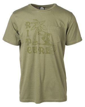 Хлопковая футболка Rip Curl Toucanos Pocket Tee