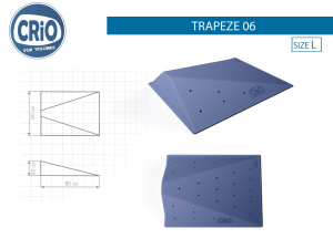 Надежный рельеф для скалолазания Crio Holds Trapeze 06