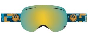 Горнолыжные очки оправа линзы Dragon Alliance X1 ( Plot, Gold Ion + Yellow Red Ion)