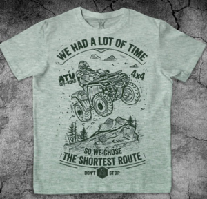 Футболка с принтом Квадроцикл Макс-Экстрим