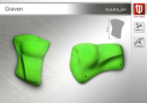 Яркий рельеф для скалолазания Top Point Graven