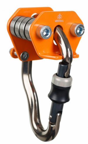 Надежный ролик с карабином Гусь Вертикаль