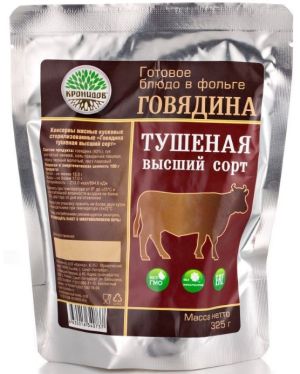 Консерва Говядина тушеная высший сорт гр Кронидов , 325