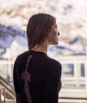 X-Bionic Термофутболка с длинными рукавами X-Bionic Ski Touring Evo Lady UW Shirt V-Neck