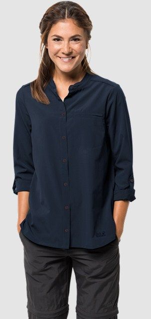 Jack Wolfskin Рубашка с защитой от УФ излучения Jack Wolfskin - Victoria Roll-Up Shirt W