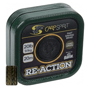 Carp Материал поводковый Carp Spirit Reaction Braid 20M