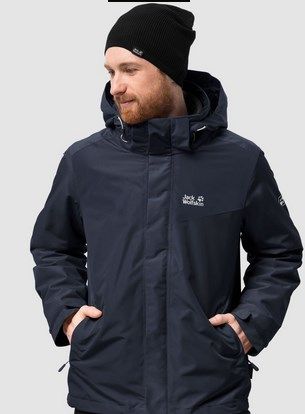 Jack Wolfskin Куртка теплая Jack Wolfskin Arland 3in1 JKT M