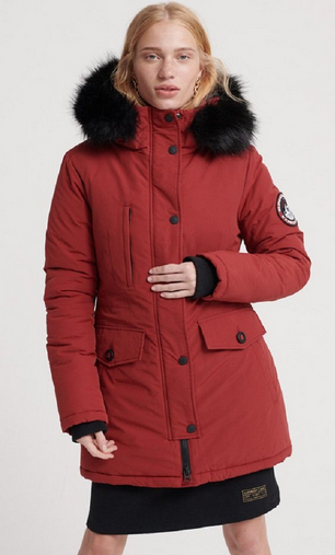 SuperDry Sport & Snow Теплая парка для девушек Superdry Ashley Everest Parka