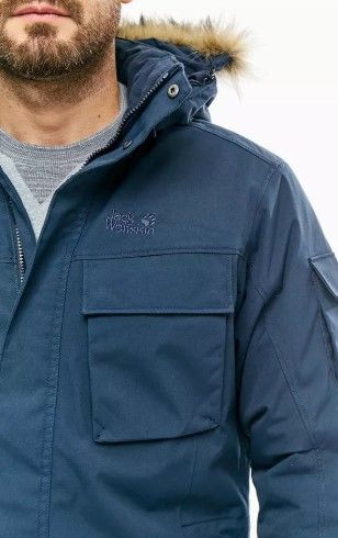 Jack Wolfskin Аляска с синтетическим утеплителем мужская Jack Wolfskin Glacier Canyon Parka