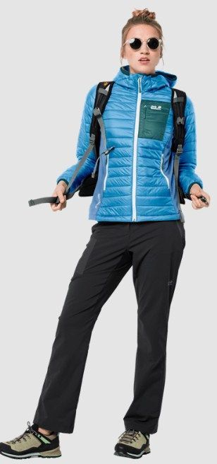 Jack Wolfskin Ультрамодная куртка для женщин Jack Wolfskin Routeburn Jacket W