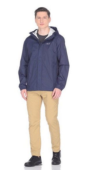 Jack Wolfskin Куртка с капюшоном мужская Jack Wolfskin Cloudburst Men