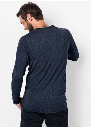 Jack Wolfskin Футболка демисезонная мужская Jack Wolfskin Winter Travel Henley Men