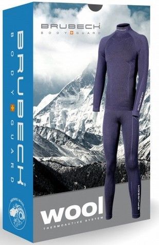 BRUBECK Футболка теплая мужская BRUBECK Wool Merino