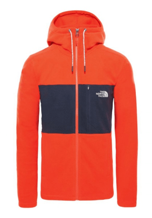 The North Face Флисовая  куртка мужская The North Face Blocked Full Zip Hoodieпрактичная из флиса The North Face Blocked FZ HD