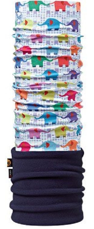 Buff Зимняя бандана шарф для детей Buff - Baby Polar Elephant/Navy