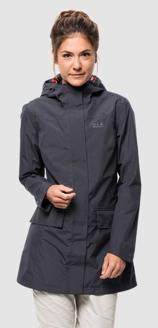 Jack Wolfskin Непродуваемый плащ Jack Wolfskin Cape York Coat W