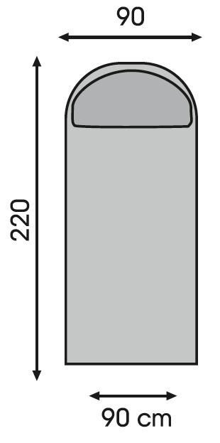 Talberg Вкладыш в спальный мешок одеяло Talberg Sheet Liner Travel