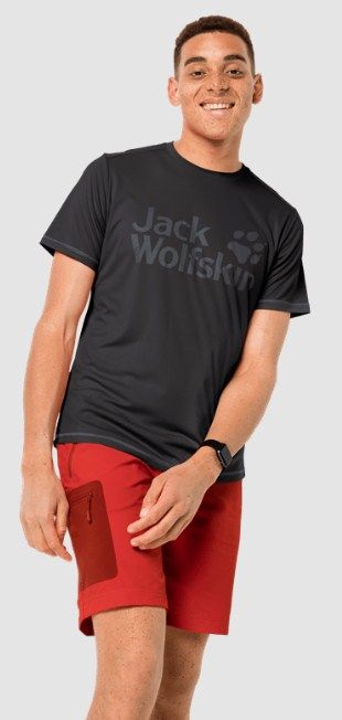 Jack Wolfskin Комфортная мужская футболка Jack Wolfskin Sierra T M