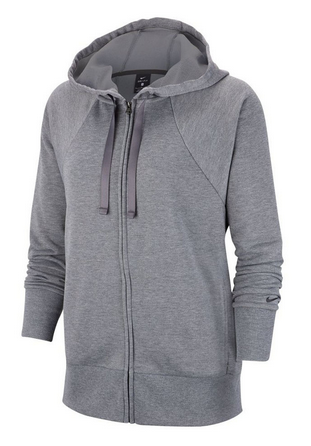 Nike Толстовка на молнии с капюшоном Nike W NK Dry Flc Get Fit Hoodie FZ