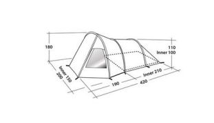 Easy Camp Палатка туристическая для троих Easy Camp Blizzard 300