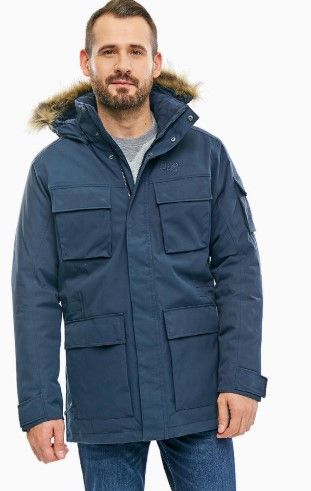 Jack Wolfskin Аляска с синтетическим утеплителем мужская Jack Wolfskin Glacier Canyon Parka