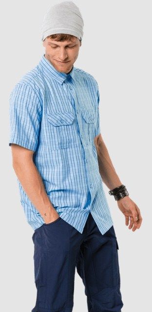 Jack Wolfskin Рубашка с коротким рукавом Jack Wolfskin Thompson Shirt Men