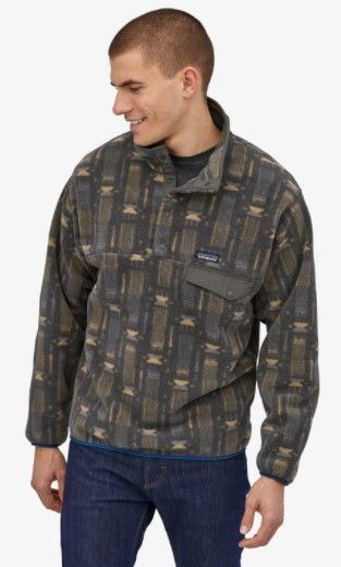 Patagonia Мужской флисовый пулон Patagonia Synchilla Snap-T Fleece Pullover